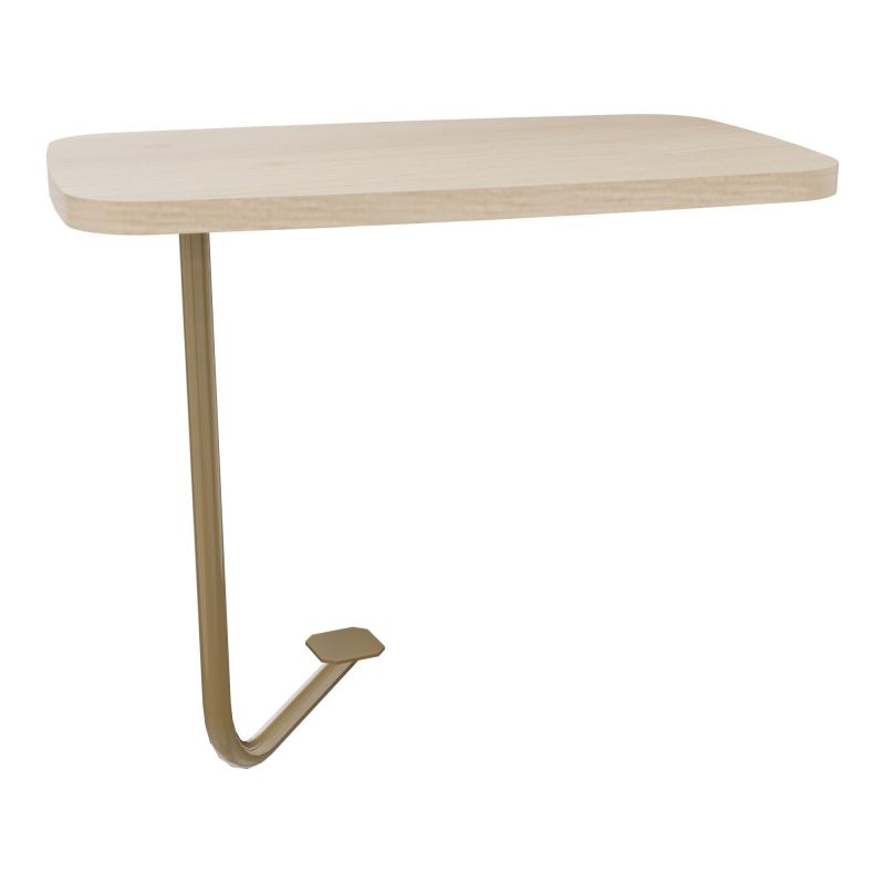 TABLETTE PIVOTANTE POUR ASSISE MARGOT L50XH47,3XP30CM - PLAT. EP22MM RZ - PIET. Z3