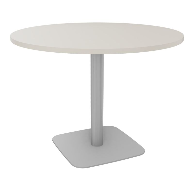 TABLE RONDE Ø100 CM PIED CENTRAL H73,5 CM  ÉP. 25 MM  N5 SA