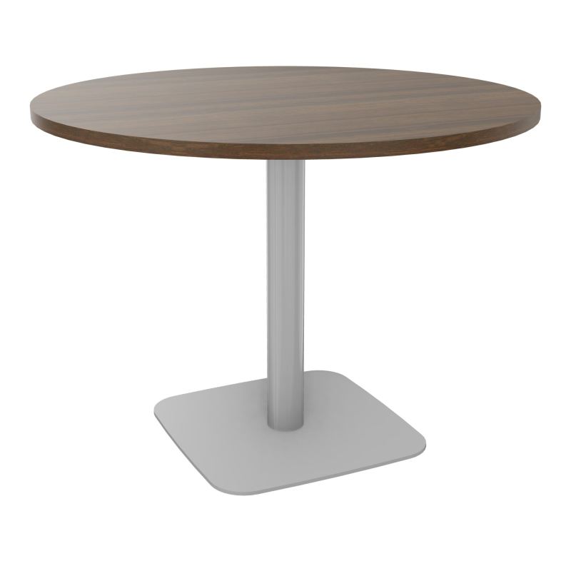 TABLE RONDE Ø100 CM PIED CENTRAL H73,5 CM  ÉP. 25 MM  N6 SA