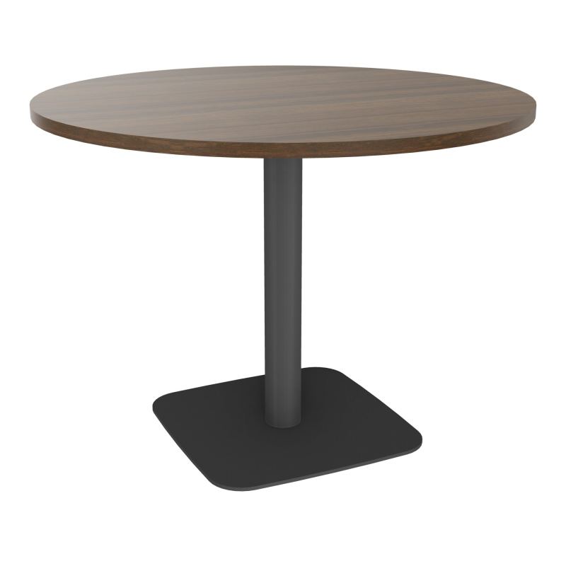 TABLE RONDE Ø100 CM PIED CENTRAL H73,5 CM  ÉP. 25 MM  N6 SC
