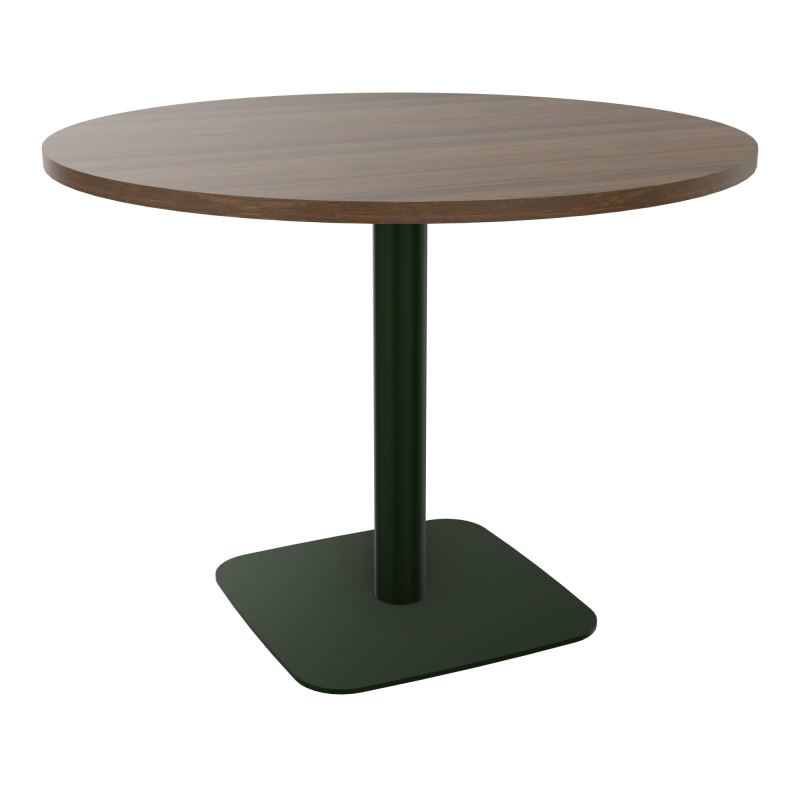 TABLE RONDE Ø100 CM PIED CENTRAL H73,5 CM  ÉP. 25 MM  N6 ST