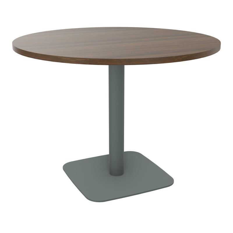 TABLE RONDE Ø100 CM PIED CENTRAL H73,5 CM  ÉP. 25 MM  N6 SU