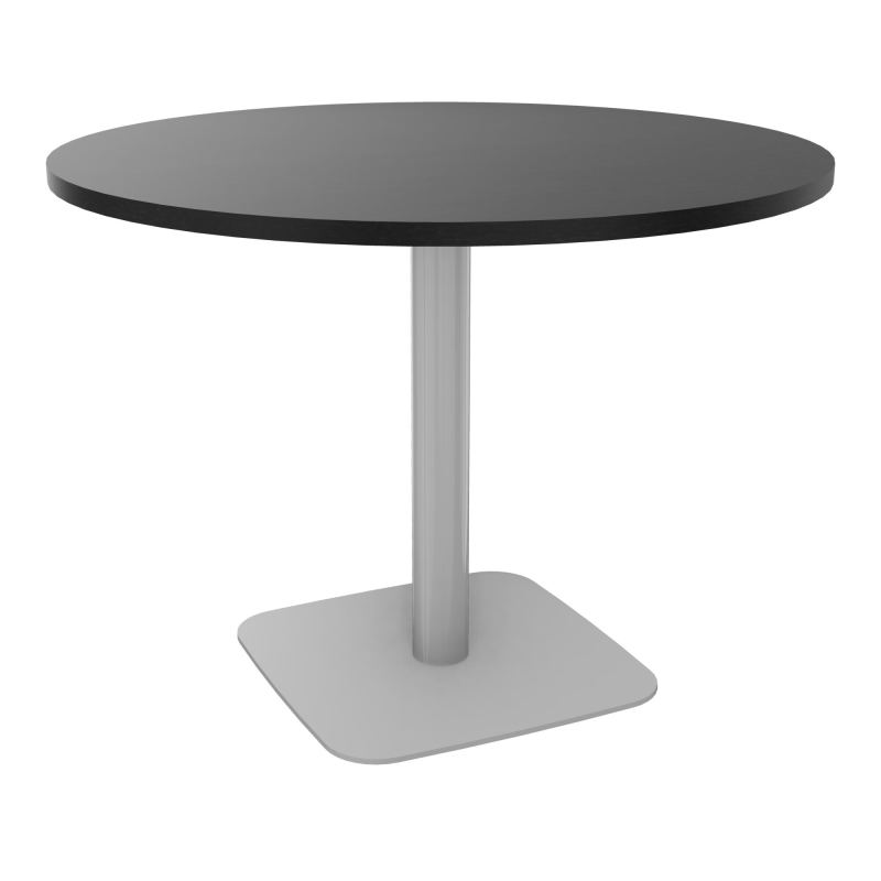 TABLE RONDE Ø100 CM PIED CENTRAL H73,5 CM  ÉP. 25 MM  RK SA