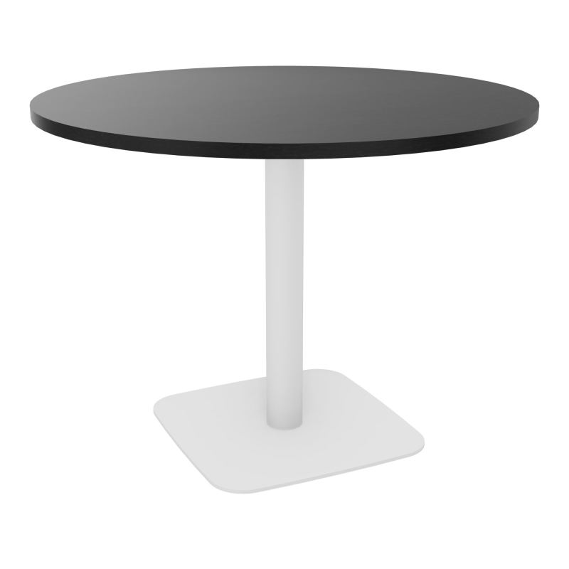 TABLE RONDE Ø100 CM PIED CENTRAL H73,5 CM  ÉP. 25 MM  RK SO