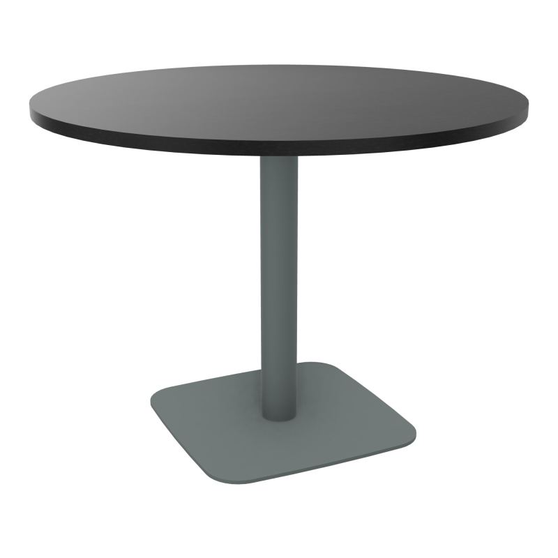 TABLE RONDE Ø100 CM PIED CENTRAL H73,5 CM  ÉP. 25 MM  RK SU
