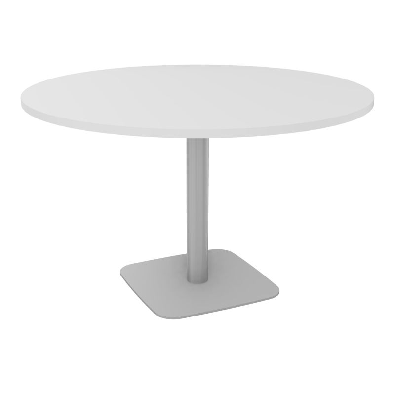 TABLE RONDE Ø120 CM PIED CENTRAL H73,5 CM ÉP. 25 MM  MG SA