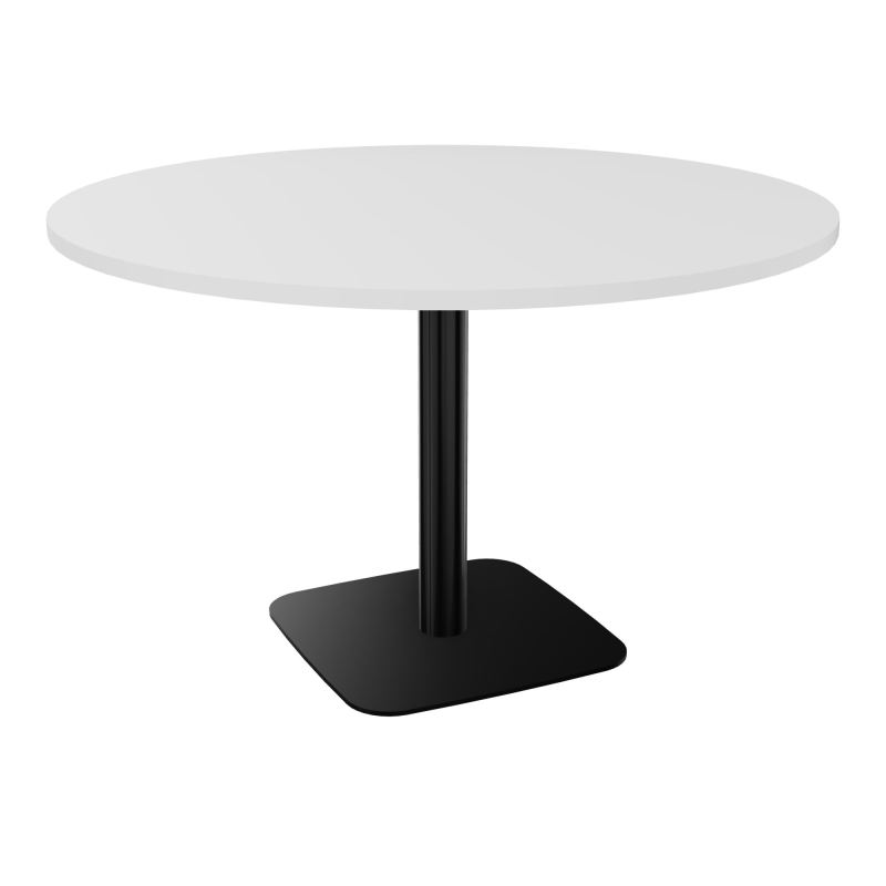 TABLE RONDE Ø120 CM PIED CENTRAL H73,5 CM ÉP. 25 MM  MG SG