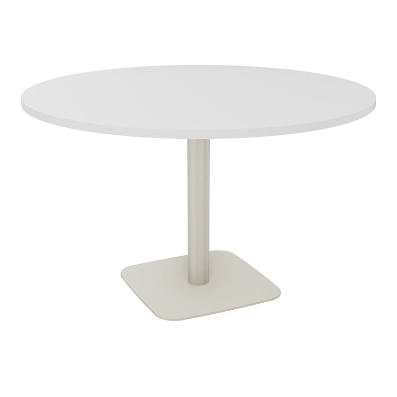 TABLE RONDE Ø120 CM PIED CENTRAL H73,5 CM ÉP. 25 MM  MG ZC