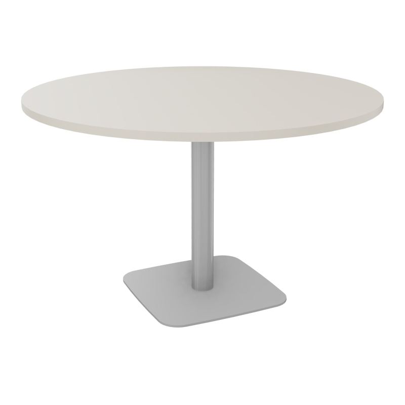 TABLE RONDE Ø120 CM PIED CENTRAL H73,5 CM ÉP. 25 MM  N5 SA