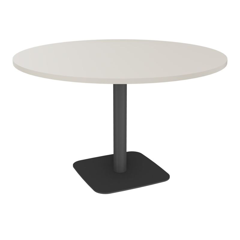 TABLE RONDE Ø120 CM PIED CENTRAL H73,5 CM ÉP. 25 MM  N5 SC