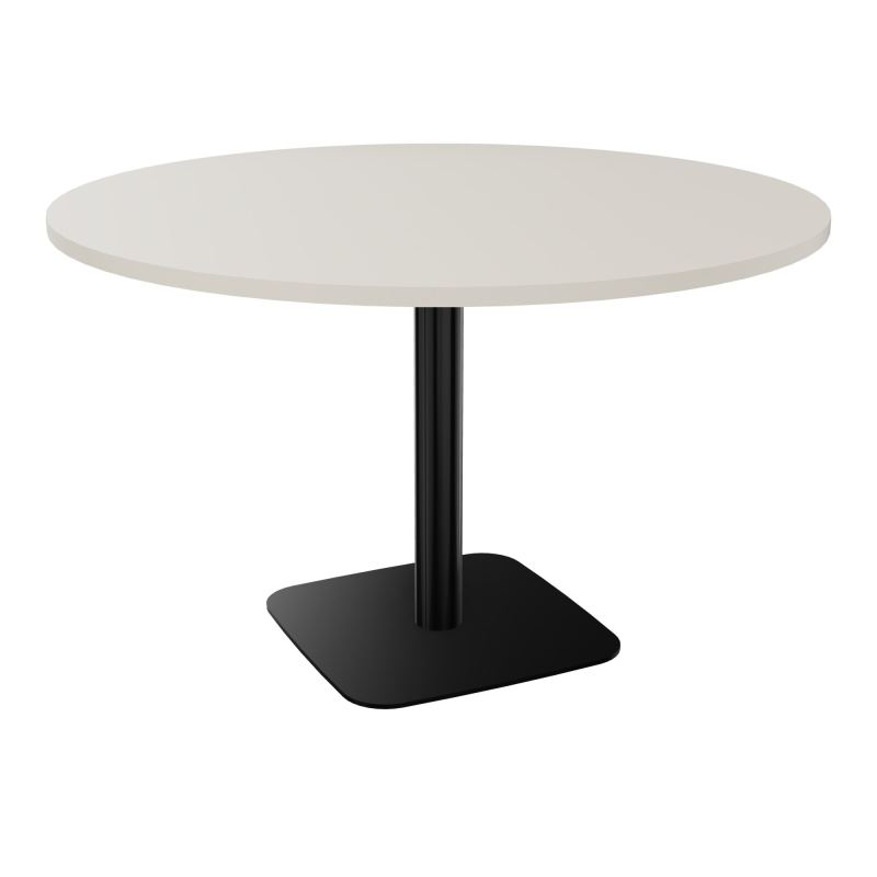 TABLE RONDE Ø120 CM PIED CENTRAL H73,5 CM ÉP. 25 MM  N5 SG