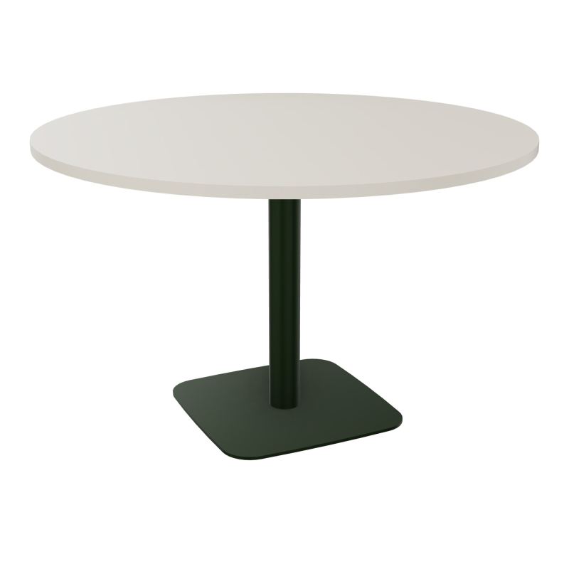 TABLE RONDE Ø120 CM PIED CENTRAL H73,5 CM ÉP. 25 MM  N5 ST
