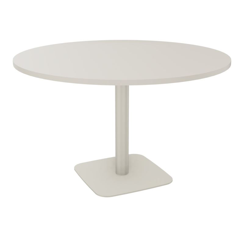 TABLE RONDE Ø120 CM PIED CENTRAL H73,5 CM ÉP. 25 MM  N5 ZC