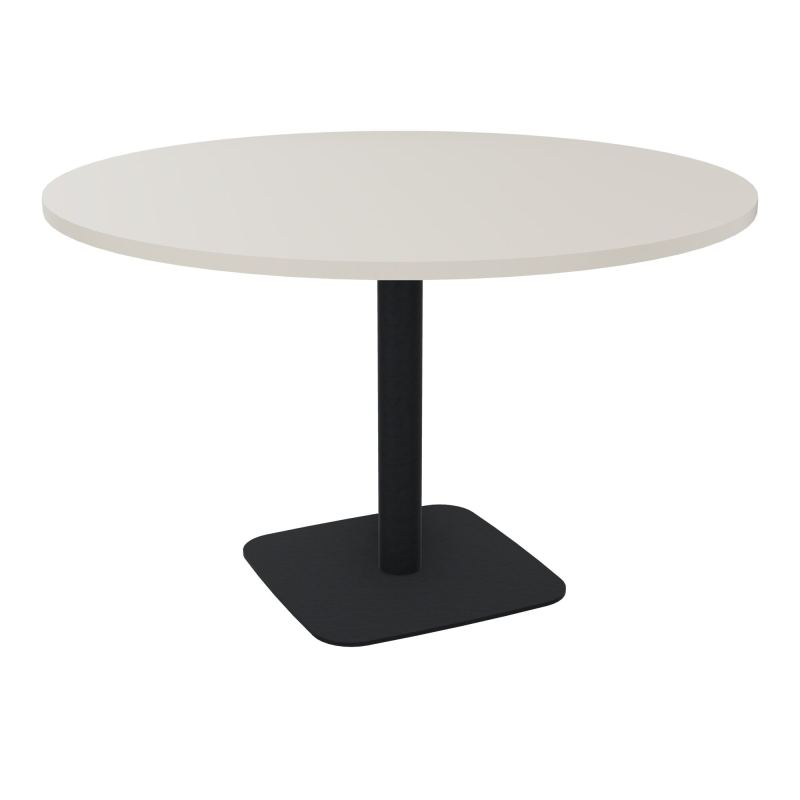 TABLE RONDE Ø120 CM PIED CENTRAL H73,5 CM ÉP. 25 MM  N5 ZP
