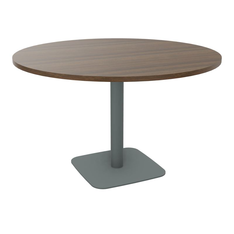 TABLE RONDE Ø120 CM PIED CENTRAL H73,5 CM ÉP. 25 MM  N6 SU