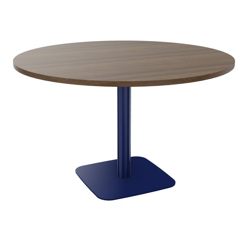 TABLE RONDE Ø120 CM PIED CENTRAL H73,5 CM ÉP. 25 MM  N6 X4