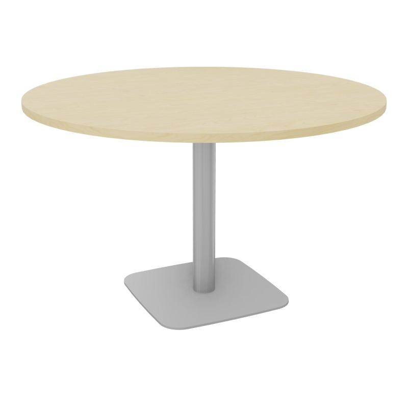 TABLE RONDE Ø120 CM PIED CENTRAL H73,5 CM ÉP. 25 MM  N8 SA