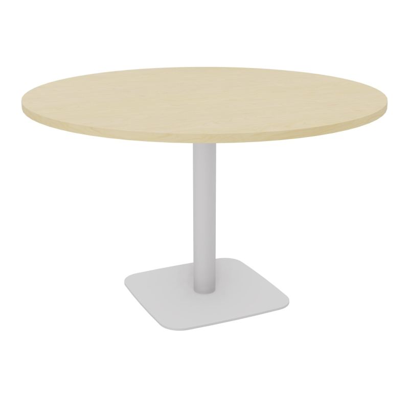 TABLE RONDE Ø120 CM PIED CENTRAL H73,5 CM ÉP. 25 MM  N8 SD