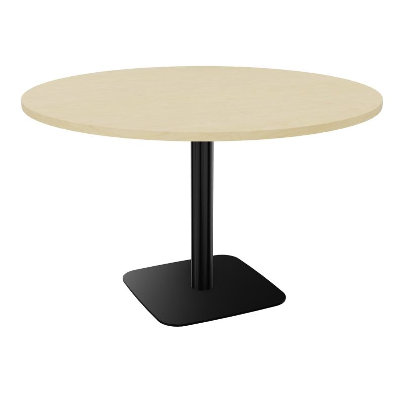 TABLE RONDE Ø120 CM PIED CENTRAL H73,5 CM ÉP. 25 MM  N8 SG