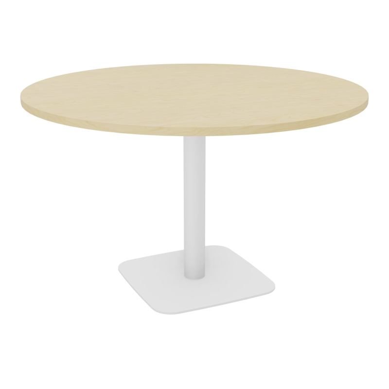 TABLE RONDE Ø120 CM PIED CENTRAL H73,5 CM ÉP. 25 MM  N8 SO