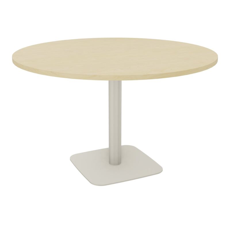TABLE RONDE Ø120 CM PIED CENTRAL H73,5 CM ÉP. 25 MM  N8 ZC