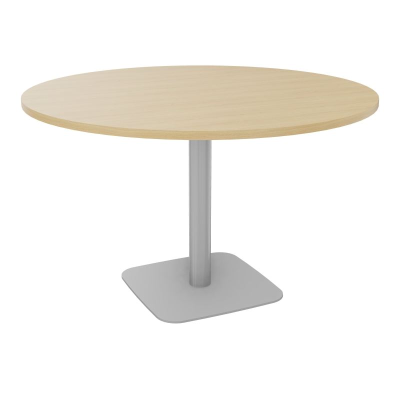 TABLE RONDE Ø120 CM PIED CENTRAL H73,5 CM ÉP. 25 MM  R1 SA