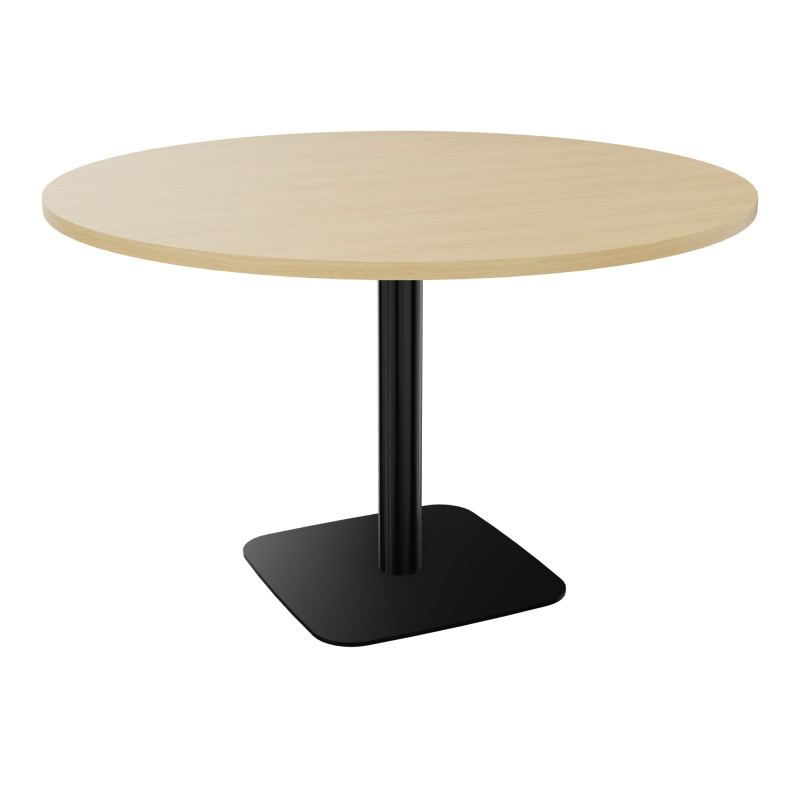 TABLE RONDE Ø120 CM PIED CENTRAL H73,5 CM ÉP. 25 MM  R1 SG