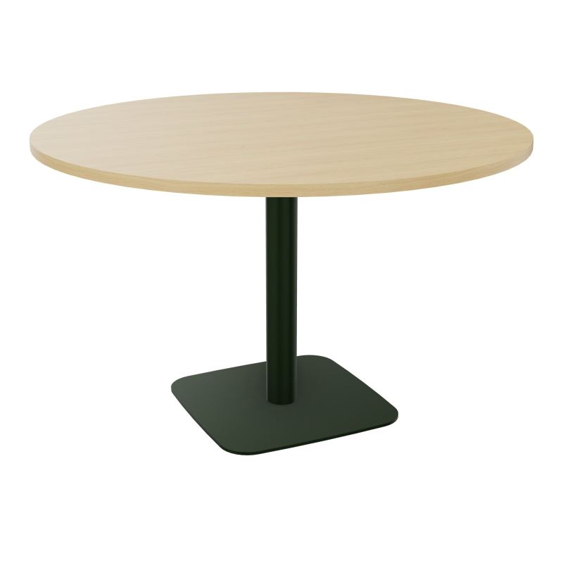 TABLE RONDE Ø120 CM PIED CENTRAL H73,5 CM ÉP. 25 MM  R1 ST