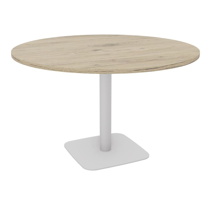 TABLE RONDE Ø120 CM PIED CENTRAL H73,5 CM ÉP. 25 MM  R3 SD