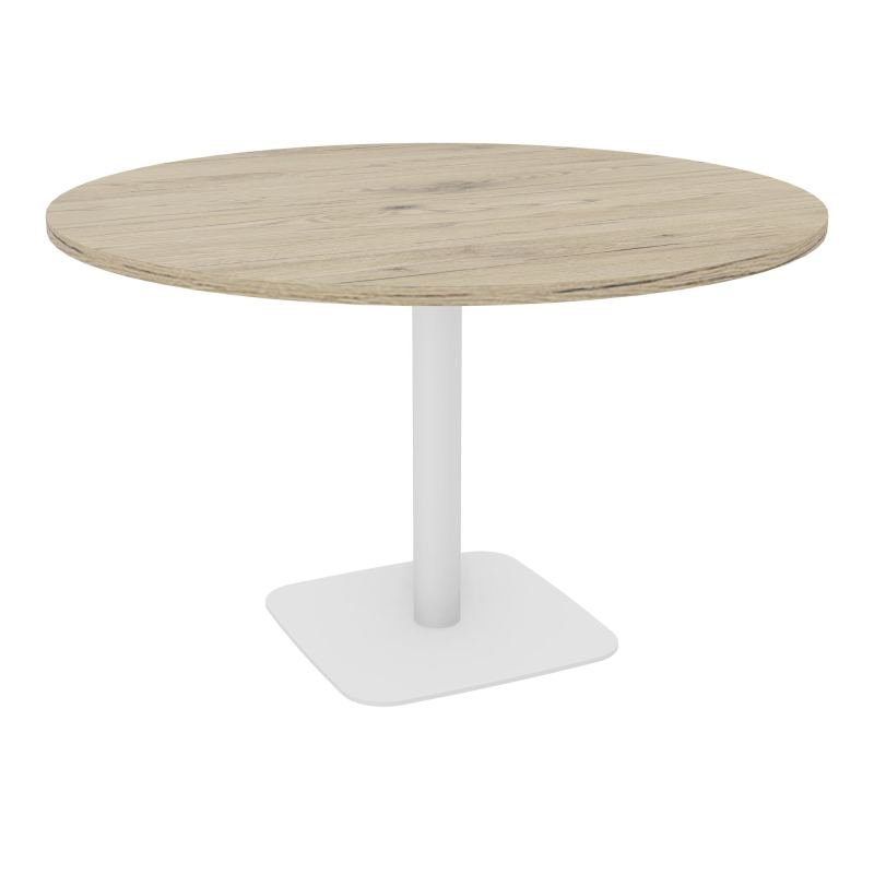 TABLE RONDE Ø120 CM PIED CENTRAL H73,5 CM ÉP. 25 MM  R3 ZO