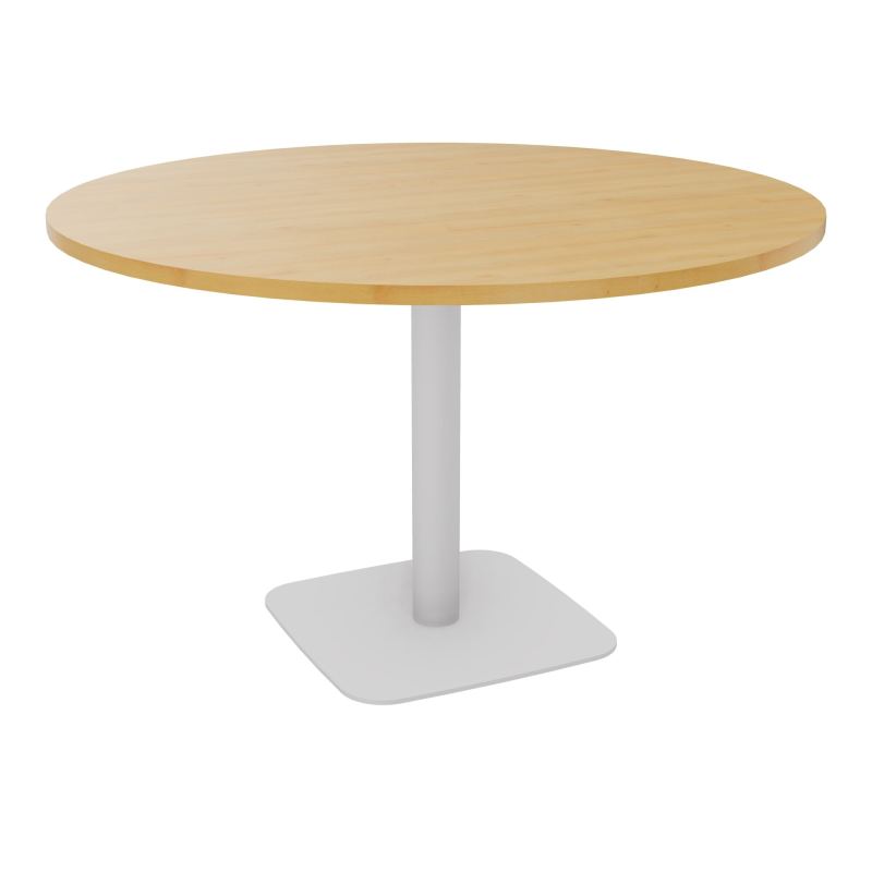 TABLE RONDE Ø120 CM PIED CENTRAL H73,5 CM ÉP. 25 MM  R5 SD