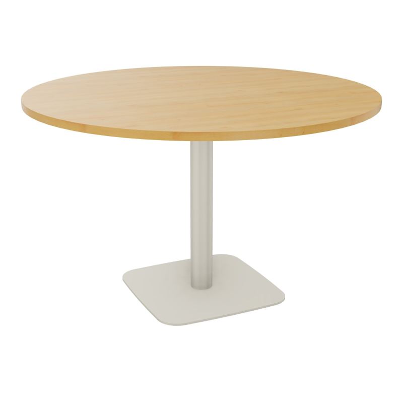 TABLE RONDE Ø120 CM PIED CENTRAL H73,5 CM ÉP. 25 MM  R5 ZC