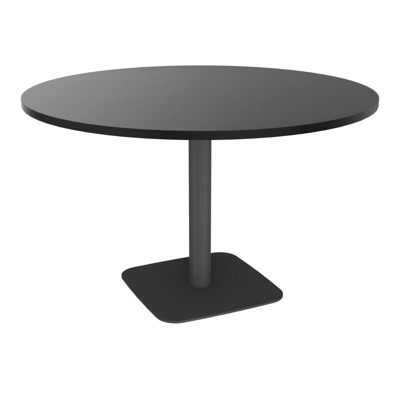 TABLE RONDE Ø120 CM PIED CENTRAL H73,5 CM ÉP. 25 MM  RK SC