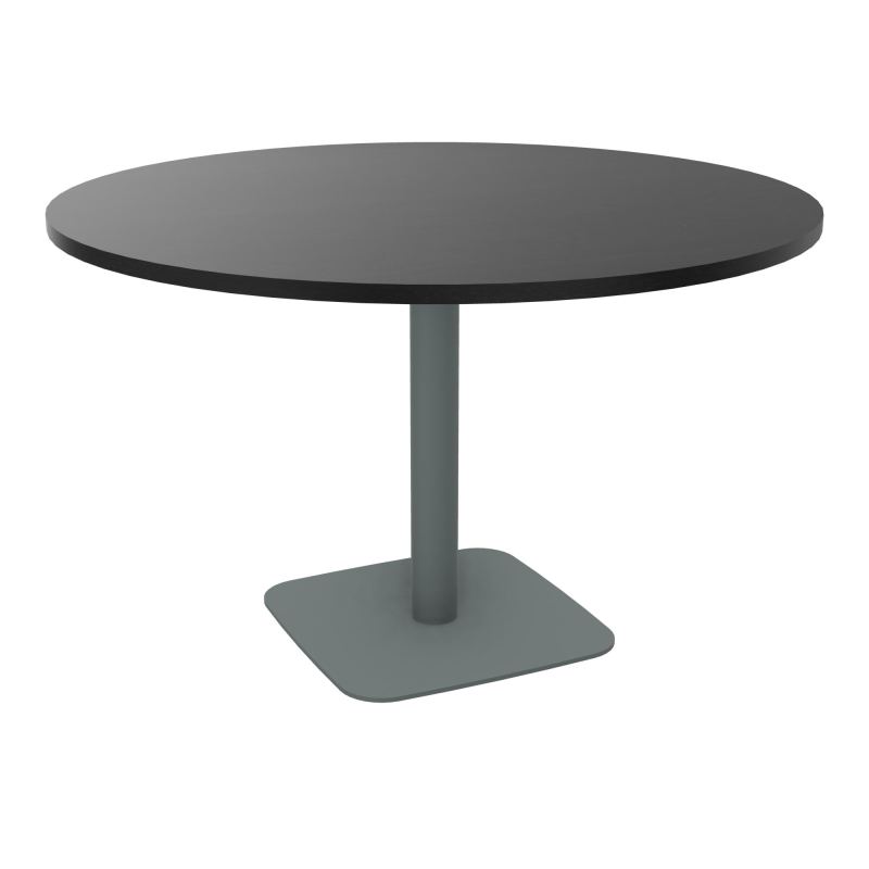TABLE RONDE Ø120 CM PIED CENTRAL H73,5 CM ÉP. 25 MM  RK SU