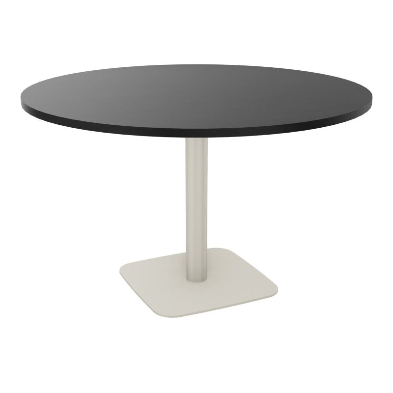 TABLE RONDE Ø120 CM PIED CENTRAL H73,5 CM ÉP. 25 MM  RK ZC