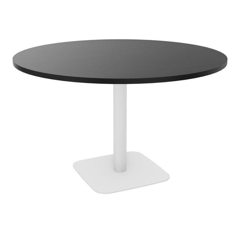 TABLE RONDE Ø120 CM PIED CENTRAL H73,5 CM ÉP. 25 MM  RK ZO