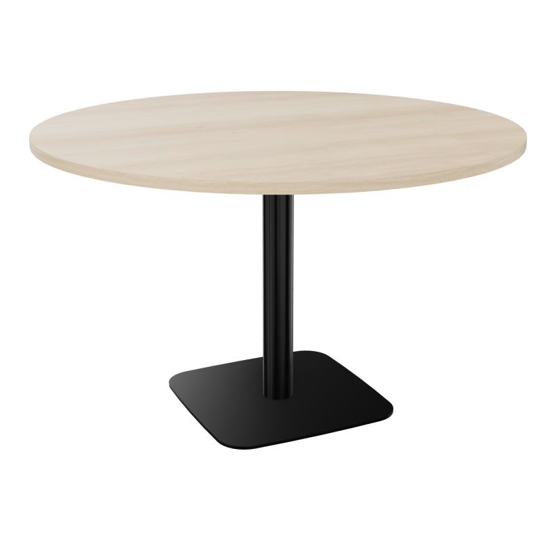 TABLE RONDE Ø120 CM PIED CENTRAL H73,5 CM ÉP. 25 MM  RZ SG