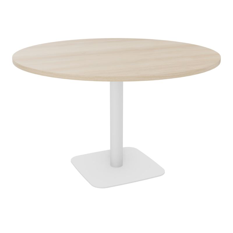 TABLE RONDE Ø120 CM PIED CENTRAL H73,5 CM ÉP. 25 MM  RZ ZO