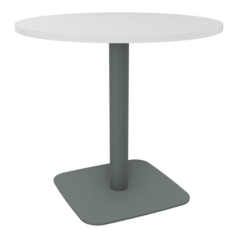 TABLE RONDE Ø80 CM PIED CENTRAL STRATIFIÉ ÉP. 23,6 MM  HZ SU