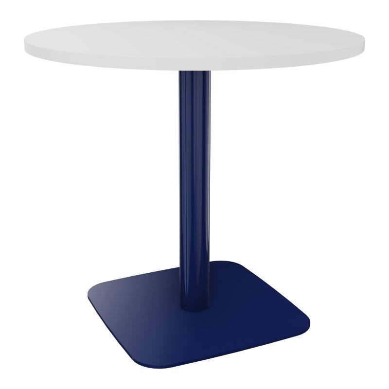 TABLE RONDE Ø80 CM PIED CENTRAL STRATIFIÉ ÉP. 23,6 MM  HZ X4