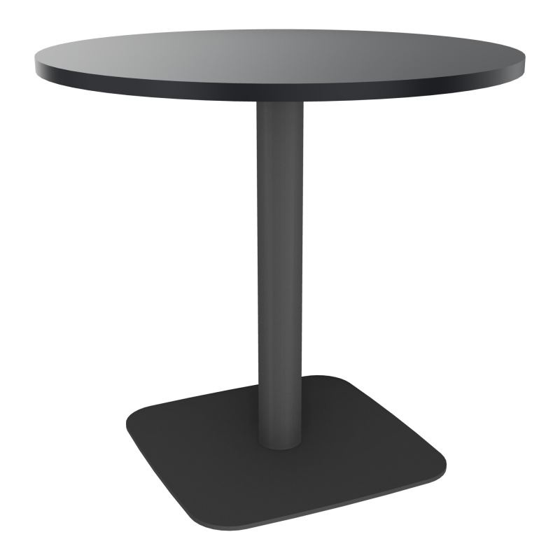 TABLE RONDE Ø80 CM PIED CENTRAL STRATIFIÉ ÉP. 23,6 MM  VW SC