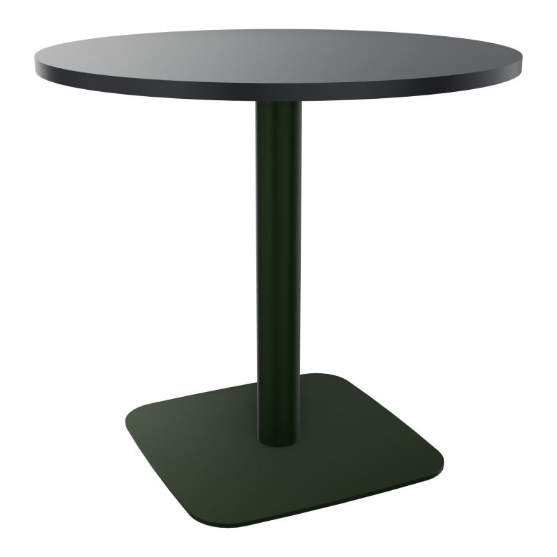 TABLE RONDE Ø80 CM PIED CENTRAL STRATIFIÉ ÉP. 23,6 MM  VW ST
