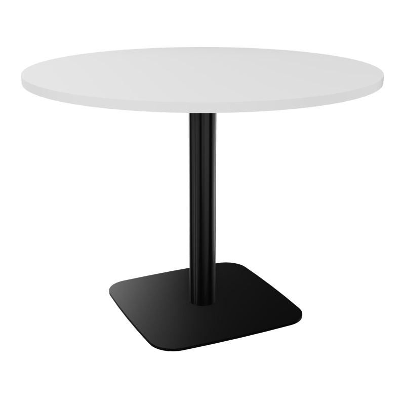 TABLE RONDE Ø100 CM PIED CENTRAL STRATIFIÉ ÉP. 23,6 MM  HZ SG