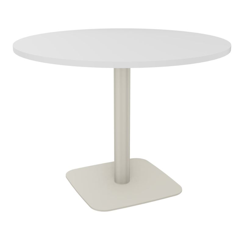 TABLE RONDE Ø100 CM PIED CENTRAL STRATIFIÉ ÉP. 23,6 MM  HZ ZC