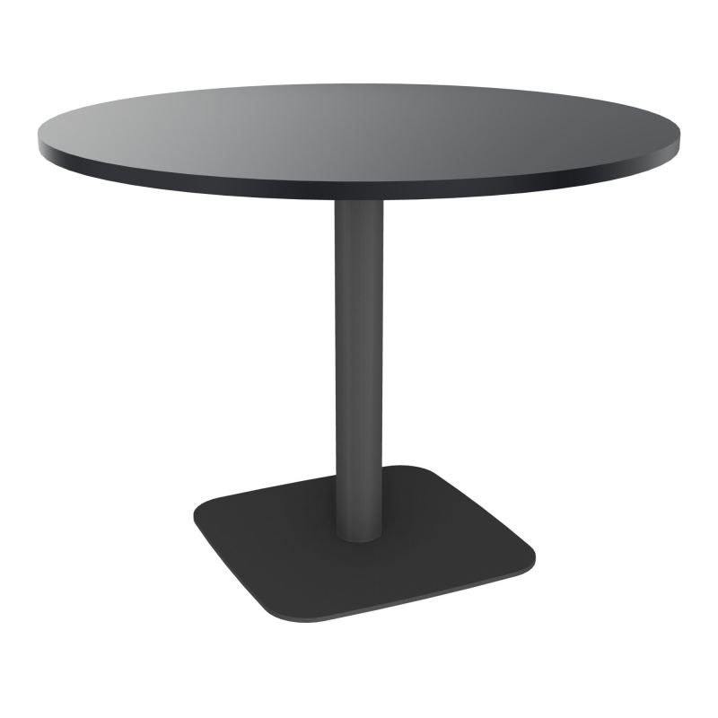 TABLE RONDE Ø100 CM PIED CENTRAL STRATIFIÉ ÉP. 23,6 MM  VW SC