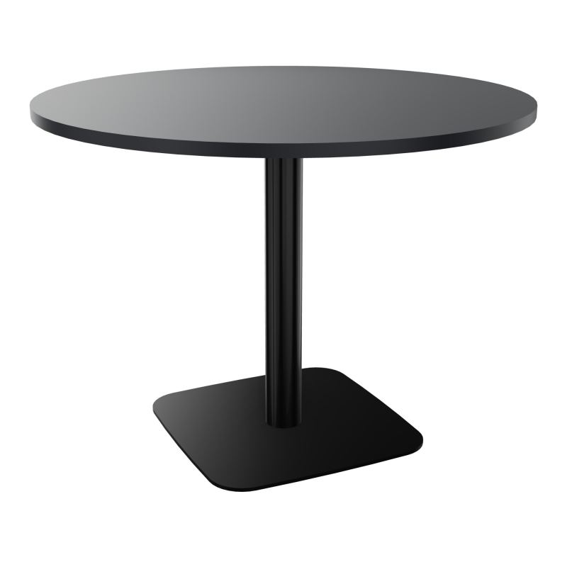 TABLE RONDE Ø100 CM PIED CENTRAL STRATIFIÉ ÉP. 23,6 MM  VW SG
