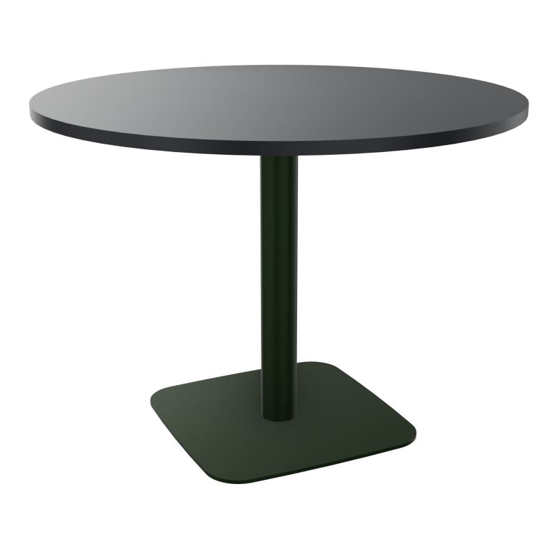 TABLE RONDE Ø100 CM PIED CENTRAL STRATIFIÉ ÉP. 23,6 MM  VW ST