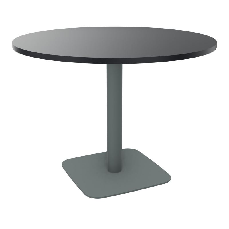 TABLE RONDE Ø100 CM PIED CENTRAL STRATIFIÉ ÉP. 23,6 MM  VW SU