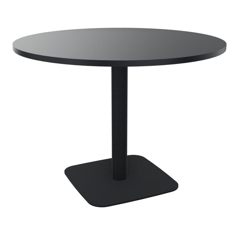 TABLE RONDE Ø100 CM PIED CENTRAL STRATIFIÉ ÉP. 23,6 MM  VW ZP