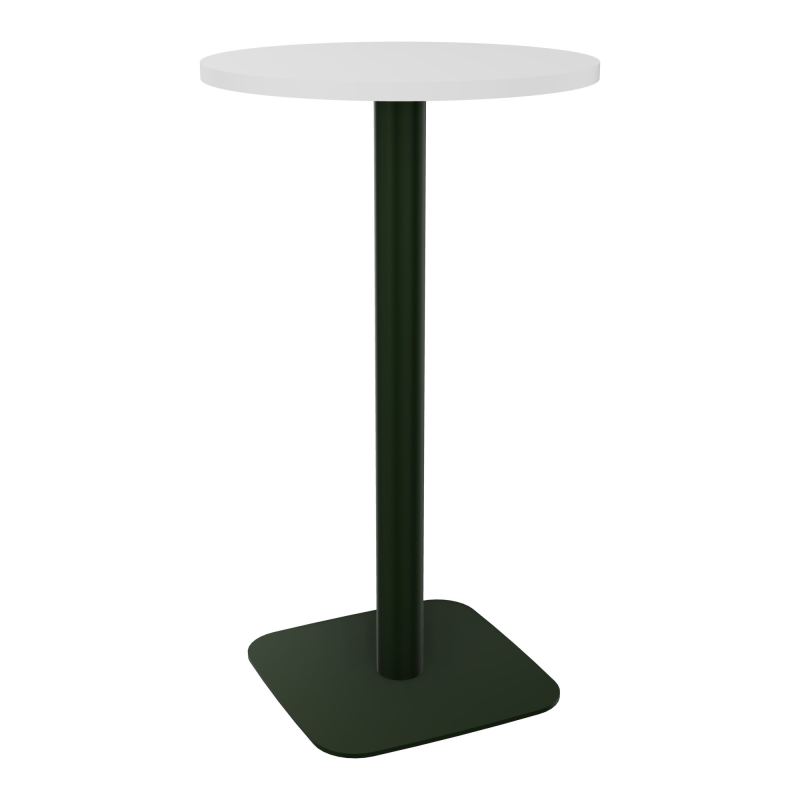 TABLE MANGE DEBOUT RONDE Ø60CM PIED CENTRAL H104,5 CM  ÉP. 25 MM  MG ST